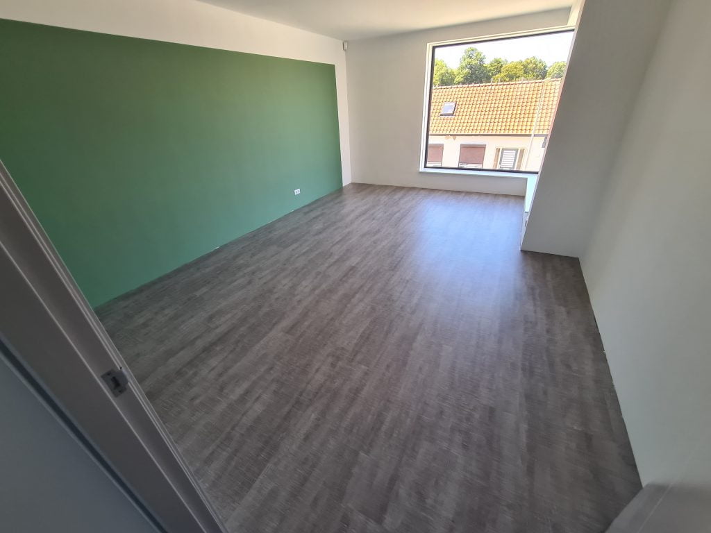 recht gelegde pvc vloer